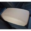 Beige Leather Central Console Armrest Box Cover Trim For Hyundai Tucson 2016-18