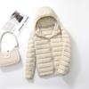 Women Puffer Jacket 8 Colors Plus Size  Female Ultra Lightweight Packable Hooded Down Coats