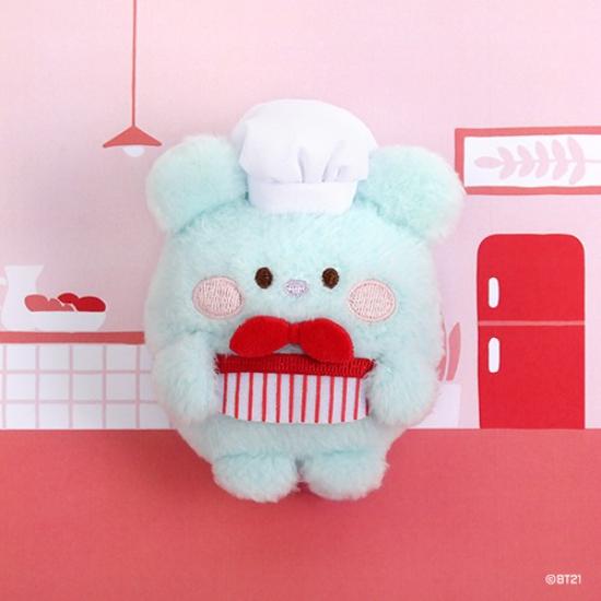 BT21 Брелок для ключей Minini Plush Cook ver.