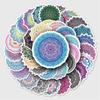 50 Mandala Graffiti Creative Waterproof Stickers for Phone Cases, Water Bottles, and Luggage