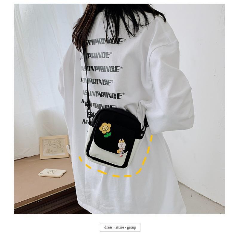 Студенческая симпатичная сумка через плечо женская корейская версия студенческая повседневная сумка через плечо