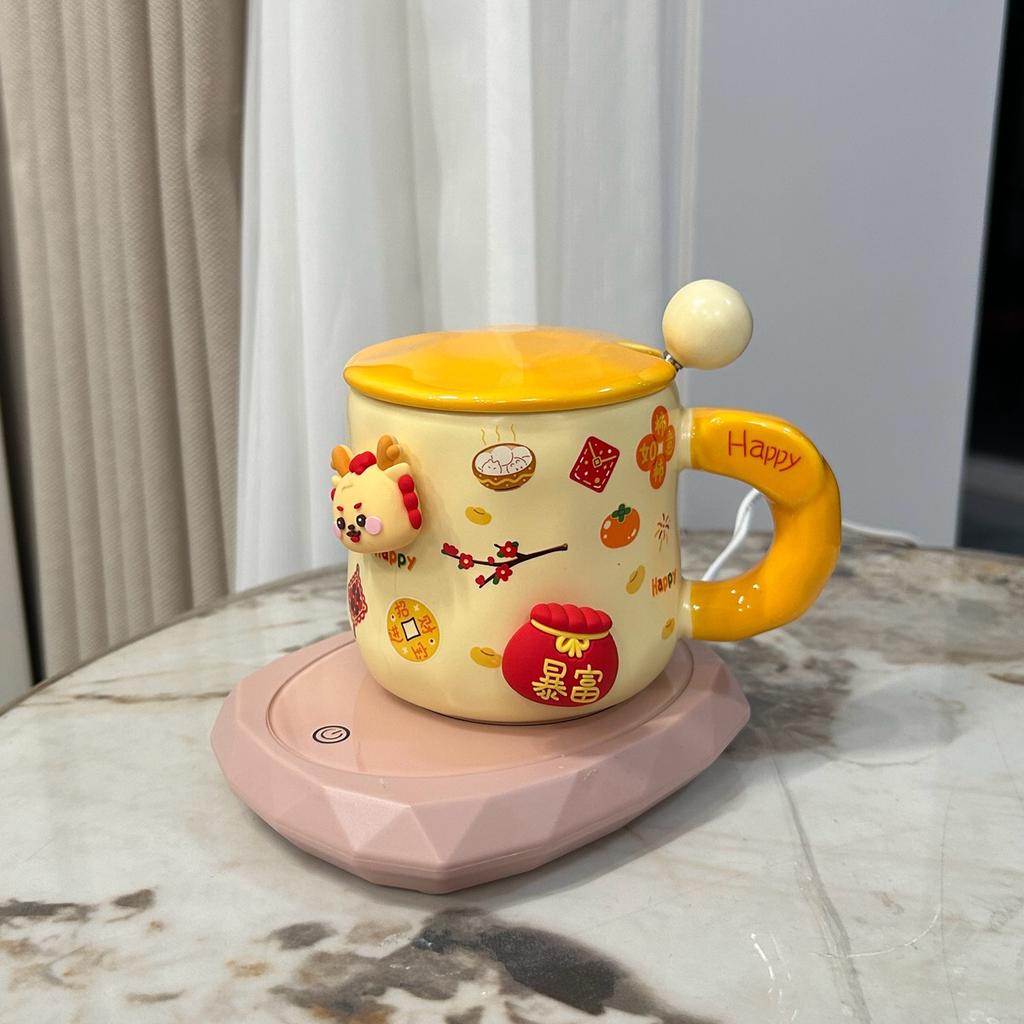 Подарок на Новый год для девочек Год Дракона Чашка Маленький подарок для лучших друзей Подруга Практичная чашка для воды Креативная подарочная коробка Кружка