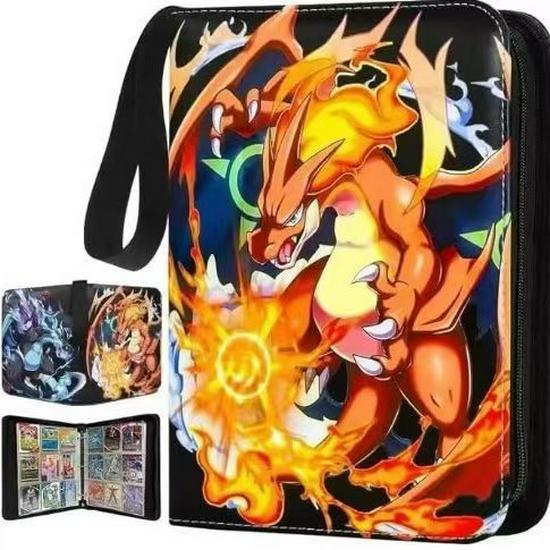 Pokémon Card Collection Book: 4-Grid & 9-Grid PU Game Album