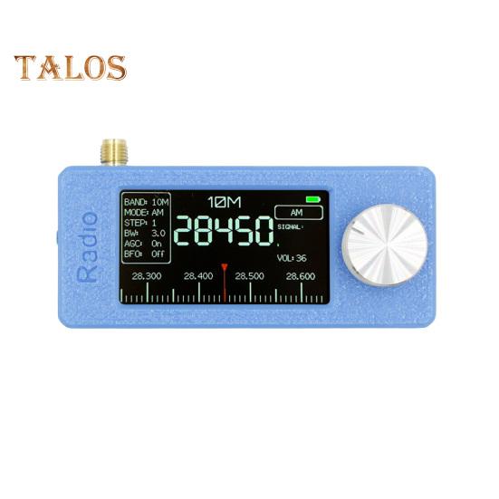 Портативное мини-радио 0,5-108 МГц с 1,9-дюймовым IPS-экраном, карманное мини-радио LSB/USB/AM/FM, вседиапазонный радиоприемник с антенной