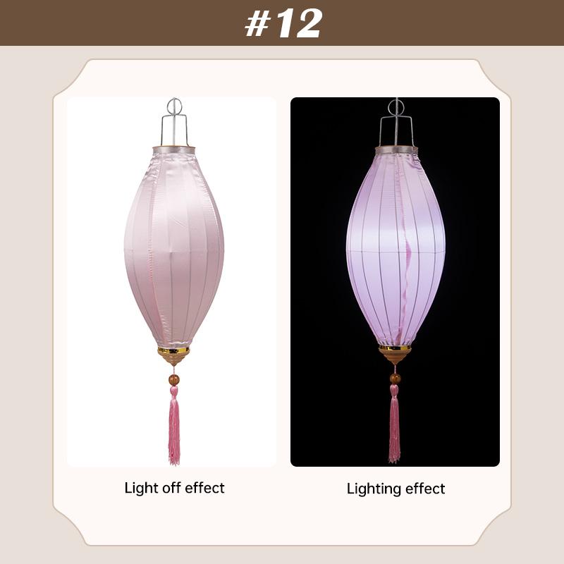 14-дюймовый традиционный фонарь для вечеринки на открытом воздухе шелковый фонарь китайский вьетнамский праздник середины осени весенний новогодний декор украшения