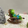 Кресло для отдыха из смолы, лягушка, украшение, скандинавская креативная статуя животного, украшение для патио, балкона, дома, лечебный подарок на день рождения