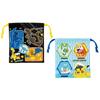 Gusseted Lunch Box Drawstring Bag Set of 2 Pokemon 24 Boys KB64WN