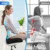 Seat Cushion, Memory Foam Office Chair Seat Cushion for Office Chairs/Car/Long Trip/Desk Chair/Gaming, Extra Large Size for Sciatica & Hip & Tailbone