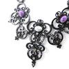 NOA [I2237] - Дизайнерское колье "Sissi" фиолетово-черный
