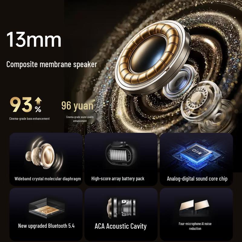 XiaoDu T200 Wireless Earbuds with 52dB Noise Cancellation