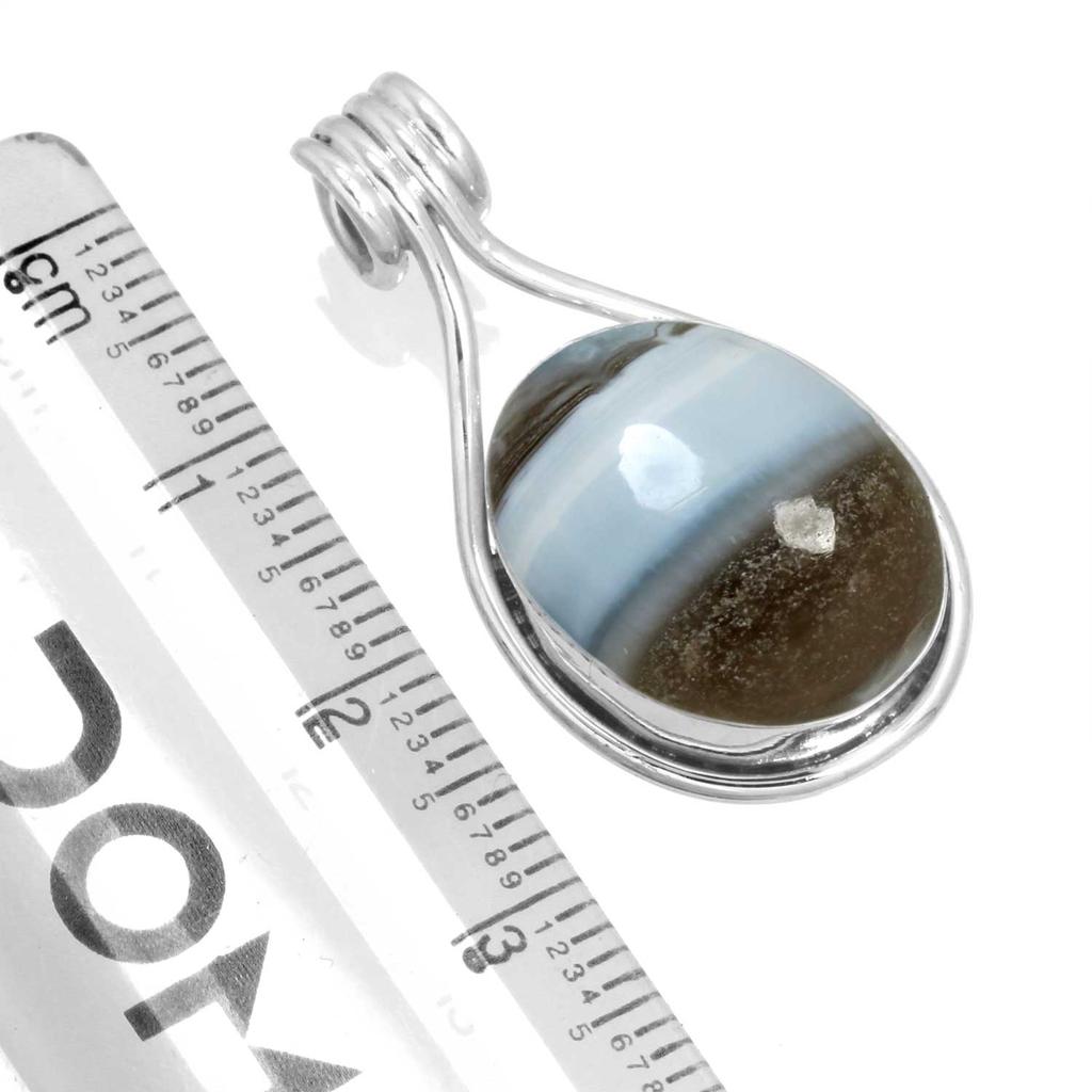 Кулон из стерлингового серебра 925 пробы для женщин, драгоценный камень, ручная работа, ювелирные изделия, пасхальный подарок, амазонит, ангелит, голубой опал, ботсванский агат, мохавский азурит, хризоколла, мода