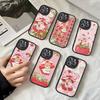 Мультяшная Девочка S-Клубника S-Клубничный Торт Для IPhone 16 15 14 13 12 11 Pro Max Plus Ударопрочный Кожаный Мягкий Чехол для Телефона