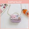 Crossbody Bag Kids With Pearls And Bow For Everyday Style Fashionable Girl