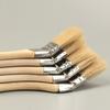 Mixed Pig Mane Hair Elbow Paint Brush Solid Wood Handle Universal Bristle Brush  Painting