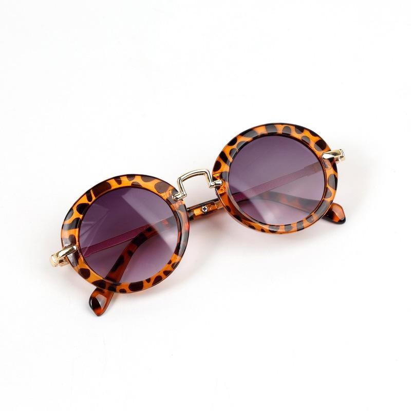 Fashion Round Kids Sunglasses Children Sun Glasses Anti-uv Baby Vintage Eyeglasses Girl Cool 6Color Infantil UV400 Gafas De Sol