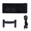 Projector Alarm Clock FM Radio Function Curved Screen HD LED Displays Temperature Humidity Digital