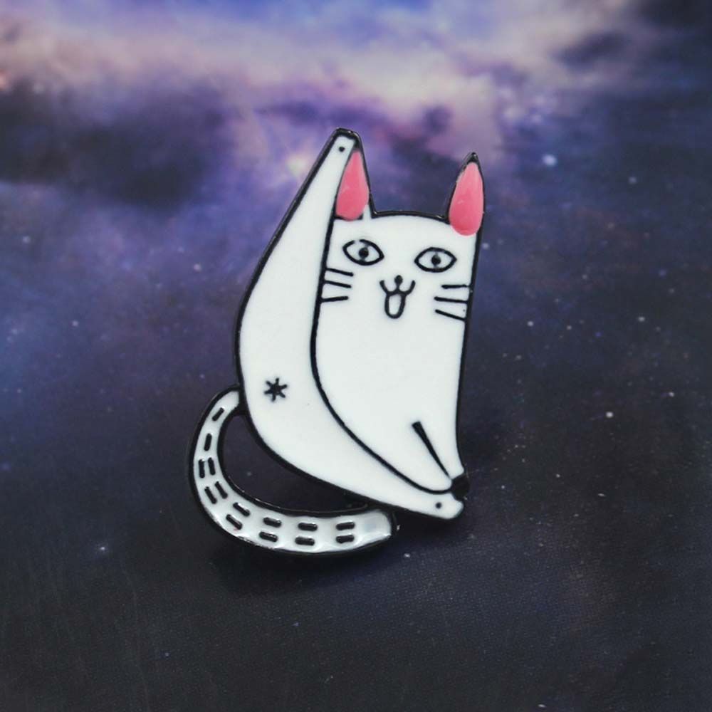 Ювелирные изделия Аксессуары Значок на лацкан Значок Непослушный кот Эмаль Брошь Кошка Броши Брошь на лацкане