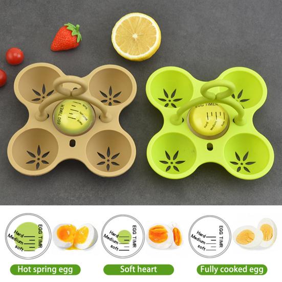 Яйцеварка, удобный таймер для изменения цвета яйцеварки, прочный термостойкий яйцеварка для домашней кухни