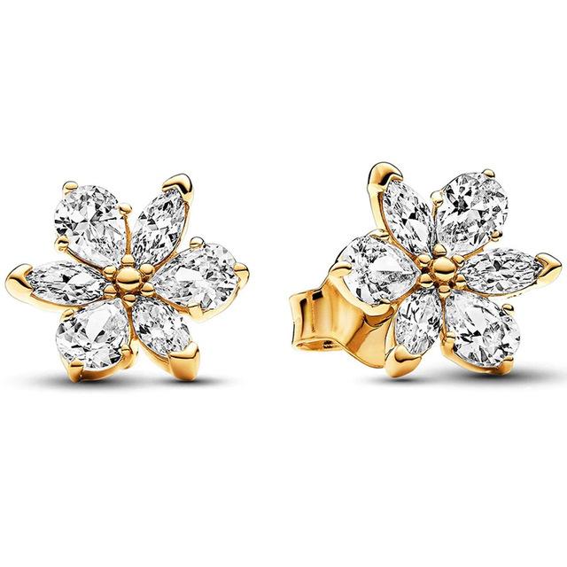 S925 стерлингового серебра сверкающие груши Huggie Row вечность луна звезда серьги-кольца для женщин мода подарок на день рождения ювелирные изделия