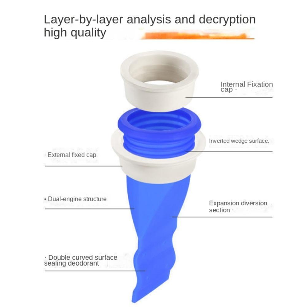 Prevention Useful Anti Odor Sewer One Way Valve Drain Cover Stopper Shower Drainer Floor Drain