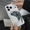 Синий чехол для телефона с рисунком бабочки для iPhone 12-17, Совместим с iPhone 14/15/16 Pro Max