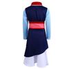 Disney Animated Mulan Cosplay Costume Superwoman Cosplay Costume Chinese Hanfu Princess Red Robe for Children and Adults, Christmas Stage Performance