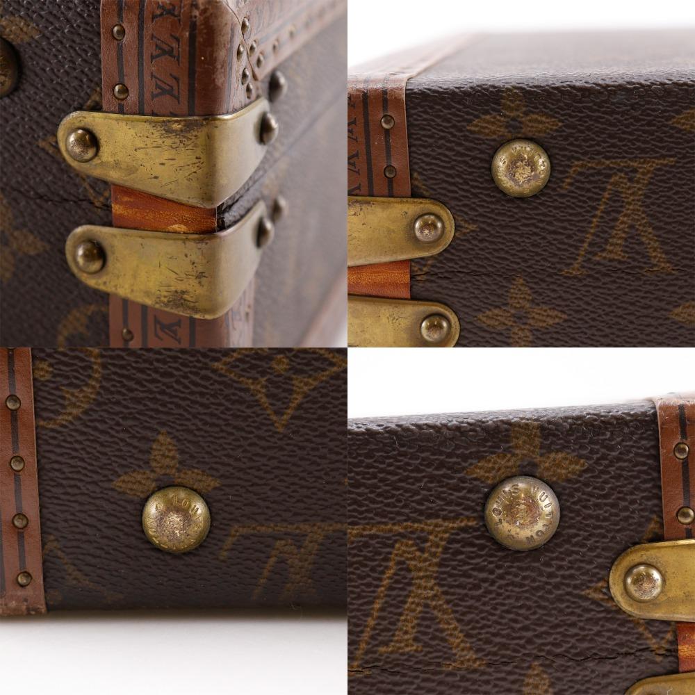 Louis Vuitton Президентский чемодан M53012 винтажный Портфель Коричневый Канва Monogram унисекс Б/у