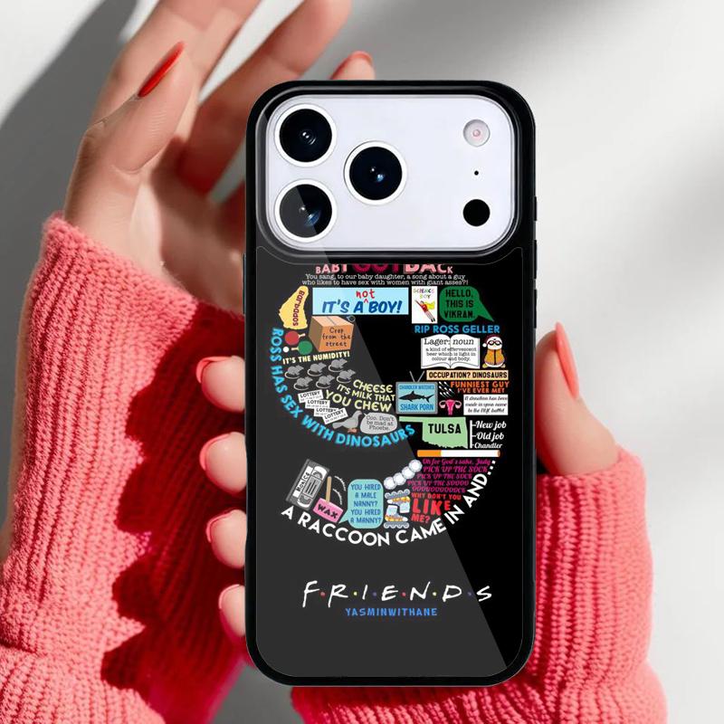Central Perk Coffee Friends Phone Case for iPhone 17 16 15 14 13 Pro Max Back Cover for 12 11 Pro Coque