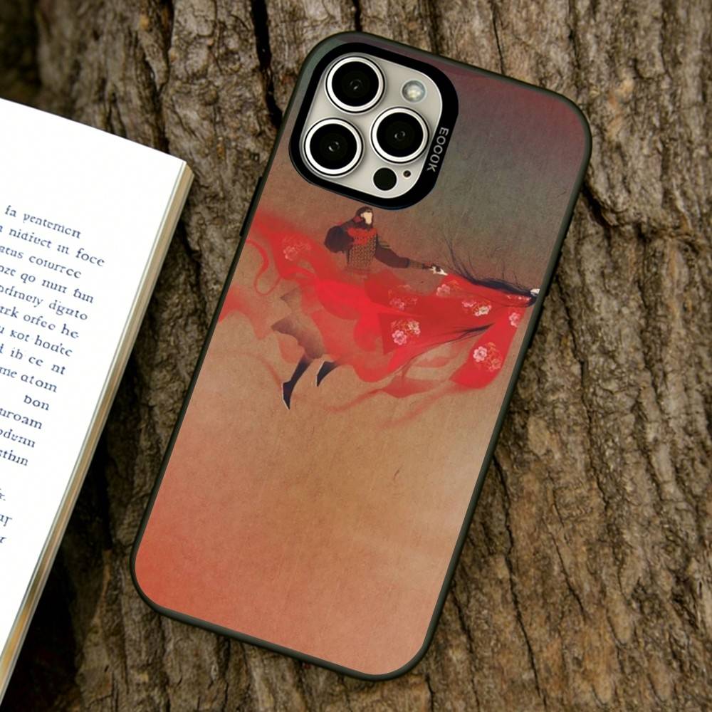 Faceless illustration Phone Case For iPhone 17,16,15,14,13,12,11 Plus,Pro Max,XS,Colorful Silver Phone case Funda Cover