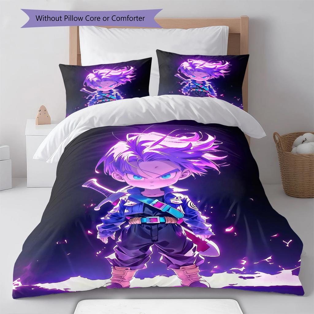 Trunks Pattern Bedding,Quilt Set Quilt Cover Pillowcase Home Birthday Gift (1 * duvet cover + 2 * pillowcase, without core)