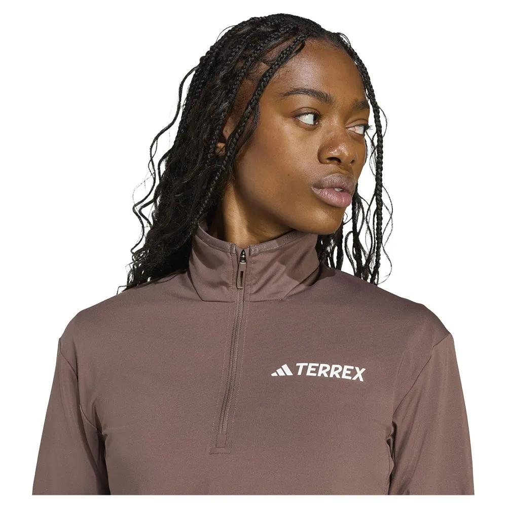 Adidas Флисовая кофта с полумолнией Terrex Multi Climawarm Tech