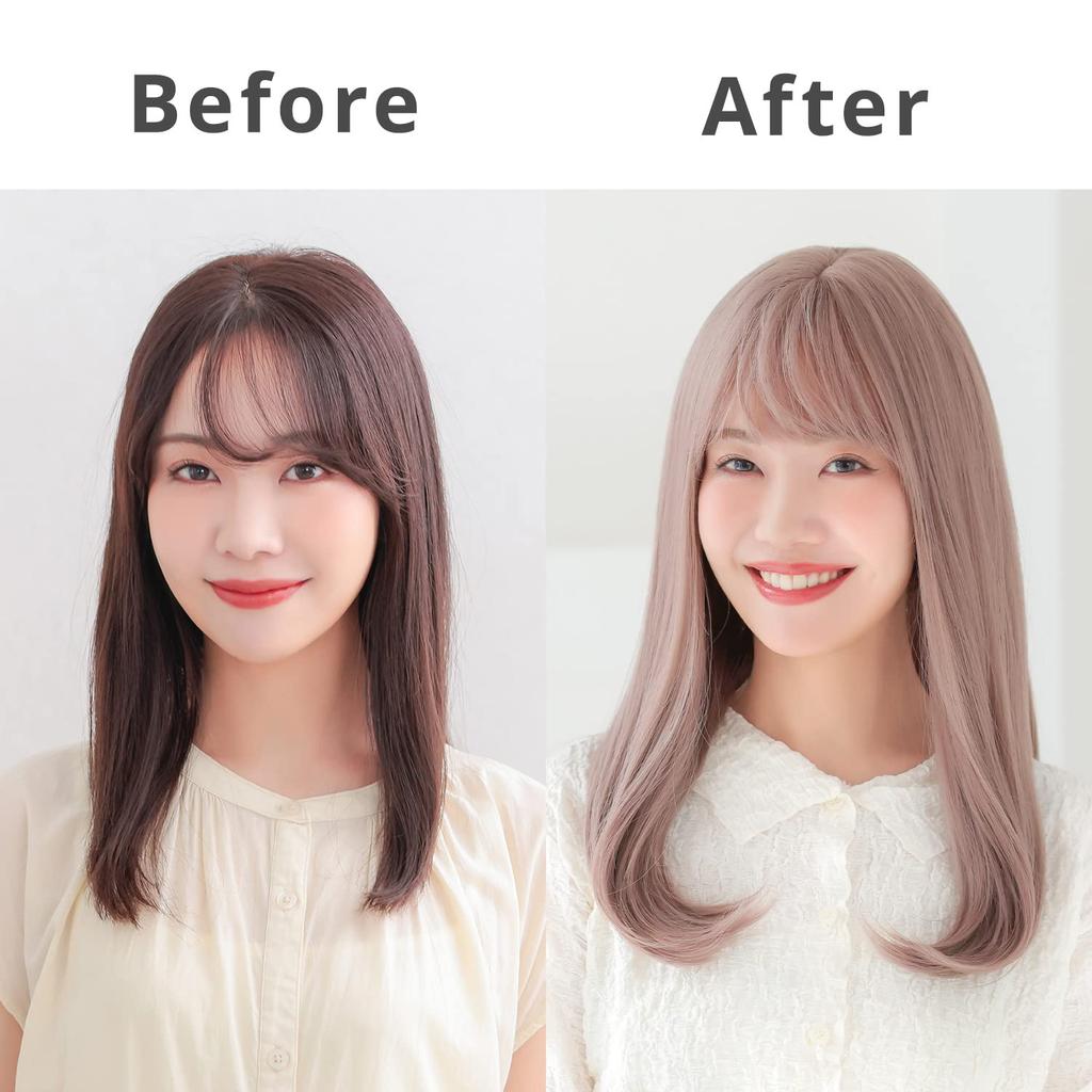 АКВАДОЛЛ (Аква Кукла) Парик, Полудлинный, Средний, Длинный, Парик-полностью, Черные волосы, Блонд, Пудинг, Универсальный размер, ABG. Пепельно-бежевый, wg339ABG