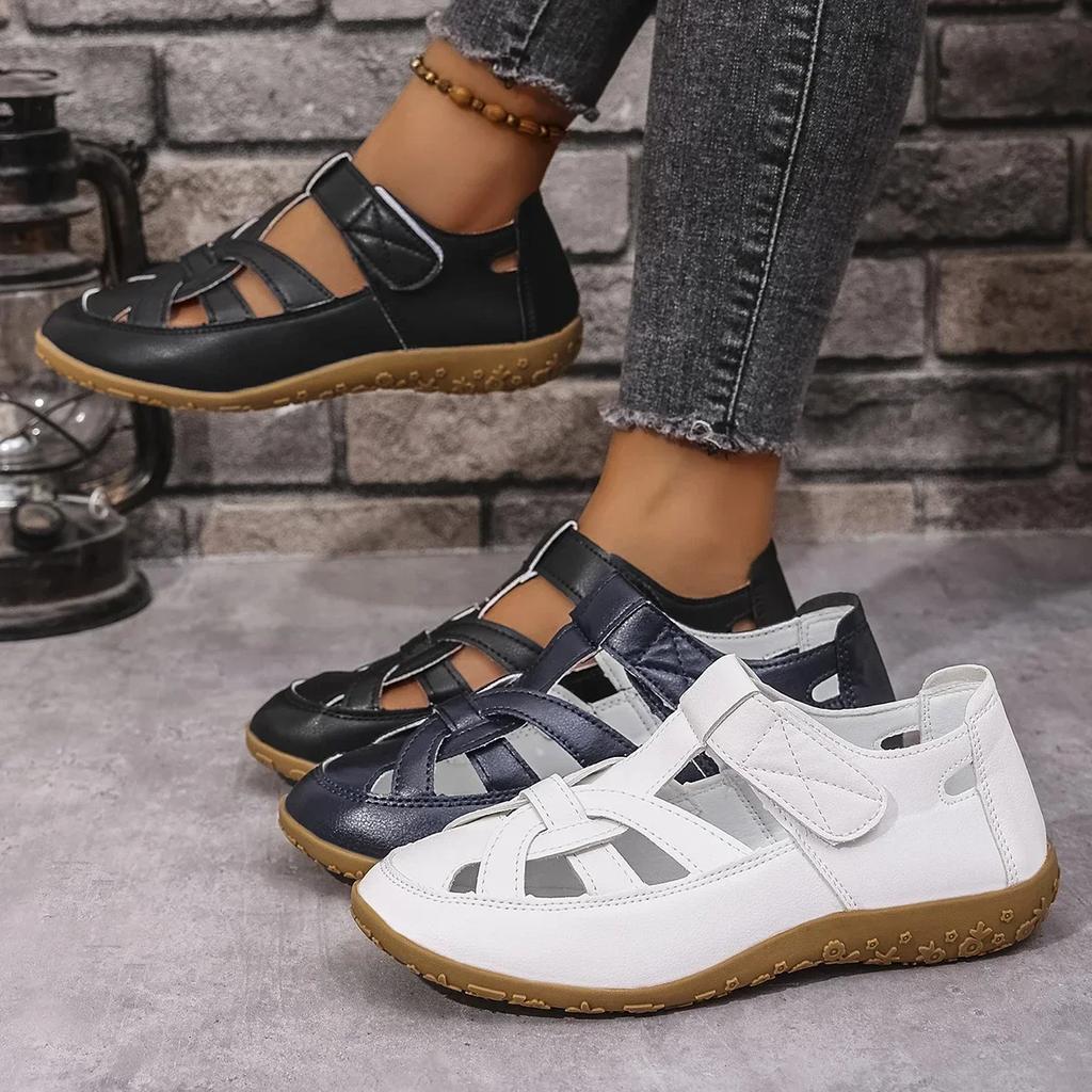 Женские сандалии Удобная платформа для ходьбы 2025 Новые сандалии с закрытым носком Летняя пляжная обувь Женская повседневная обувь для женщин