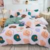 Общежитие 1,2 м Кровать Пододеяльник Простыня Набор из трех предметов Принт Покрывало Наволочка Комплект постельного белья Хлопок Комфортное постельное белье Набор из четырех предметов