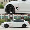 1 пара для 2012-2016 Bmw 3 серии F30 черный ABS автомобильная боковая вентиляционная крышка декоративные наклейки на крыло авто замена