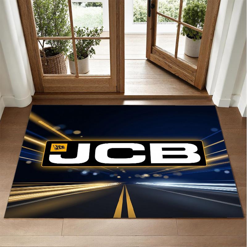 JCB Design Crystal Velvet Rug Soft Decorative Mat for Bedroom Entrance
