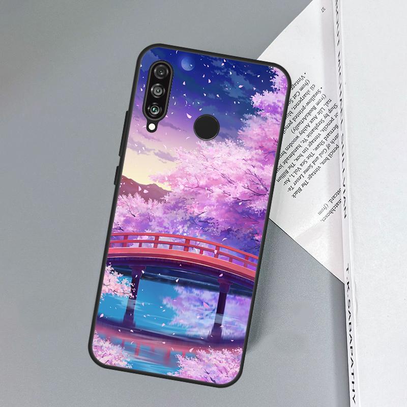 Цветы вишни Для Huawei Nova 11i 12i 12s 8i 7i Y73 Y70 Y90 Y60 Y72 Y61 Y91 9 10 SE P30 Pro P40 Lite Чехол