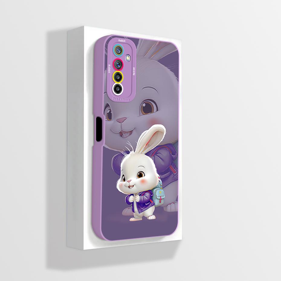 For Realme 6 Pro RMX2063 Case Realme 6 RMX2001 Phone Case Aesthetic Cartoon Astronaut ShockProof Soft Silicone Back Cover Fundas