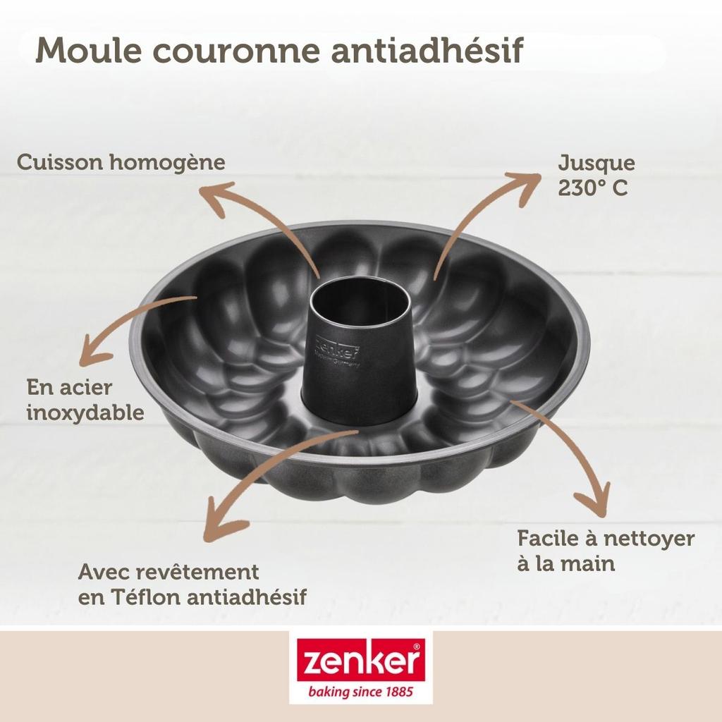 Bread Mold with Chimney 32 Cm Zenker Black Metallic Ref. 6529