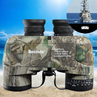 Профессиональный военный бинокль Boshile 10X50, морской водонепроницаемый телескоп ночного видения HD BAK4, дальномер для охоты