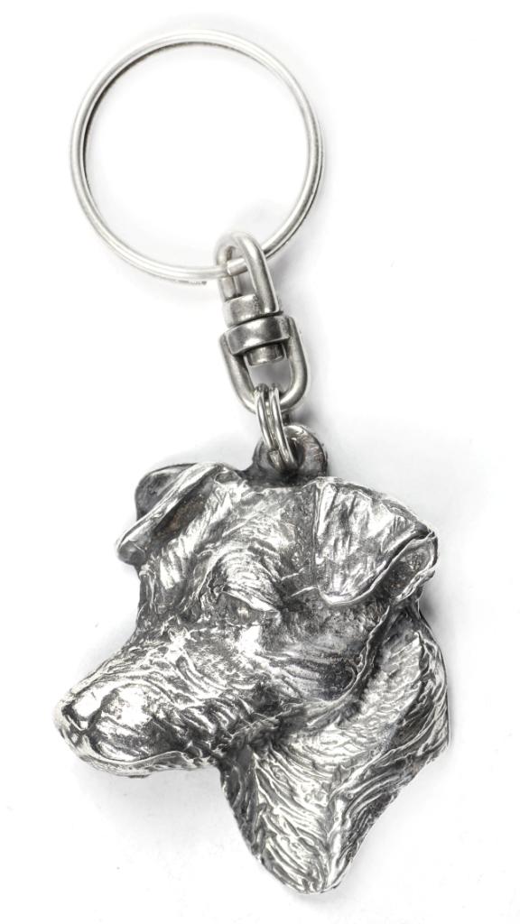 Jack Russell Terrier - Posrebrzany Brelok Z Psem W Pudełku Ozdobnym, Ozdoba Torebki, Zawieszka Do Plecaka Marki Art-Dog