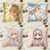 Аниме CChobits Кавайная Девочка Милая Двусторонняя Печать Квадратная Декоративная Наволочка для Дивана Гостиной Домашний Декор