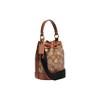 New COACH Dempsey With Cow Leather Bucket Bag, Handbag, Shoulder Bag, Crossbody Bag Mini Women's Brown CE587-IMV2X