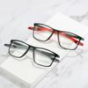 TR90 Square Reading Glasses Men Women Trendy Sports Presbyopia Eyeglasses Blue Light Blocking Ultralight Eyewear with Diopter