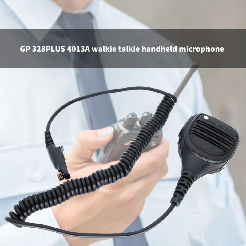 Ручной микрофон Hands frees Наплечный лацканный ручной микрофон с 3,5-мм аудио разъемами Наплечный лацканный для GP338plus GP328plus