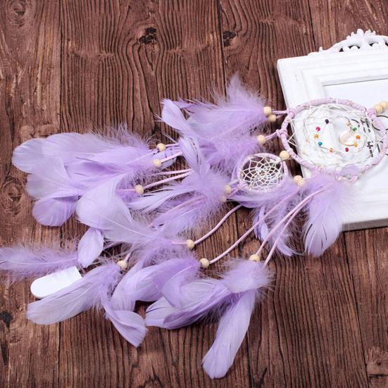 Ловец снов из перьев, довольно красочный подвесной декор, Ловец снов ручной работы для дома, спальни, подарок