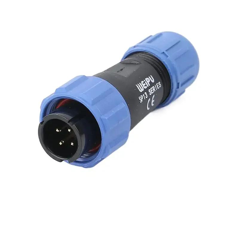 WEIPU SP13 SP1310/P SP1312/S Waterproof IP68 Male Plug Female Socket Aviation Connector Adapter Panel Mount 2 3 4 5 6 7 9 Pin