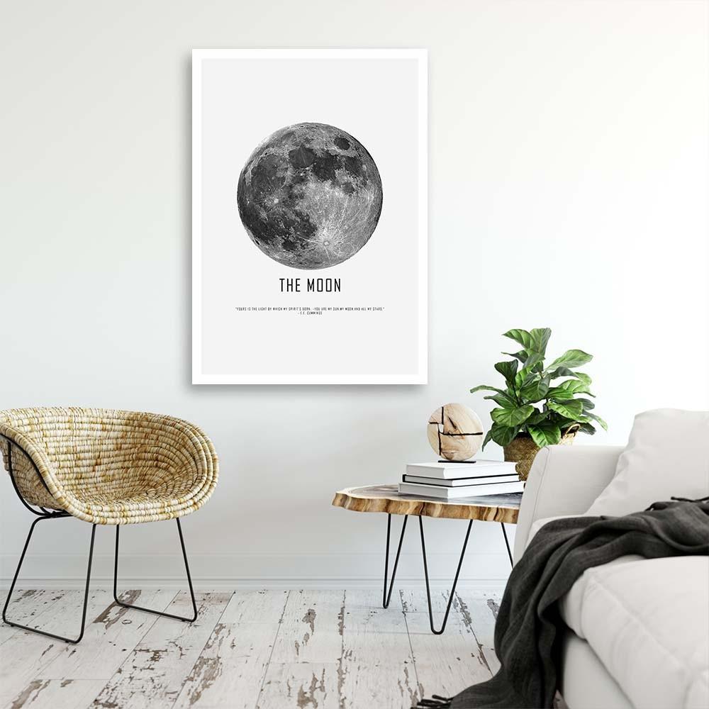 Canvas print, Moon