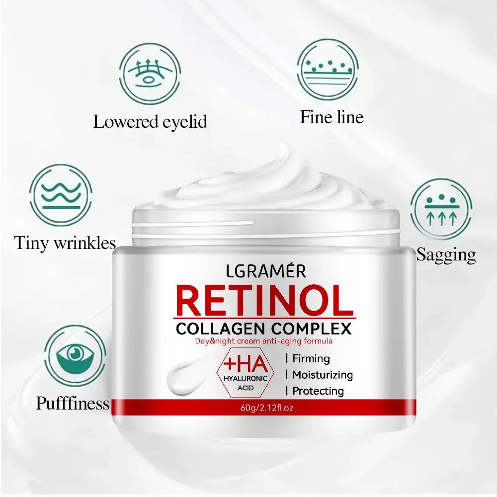 Retinol Lifting Firming Cream Collagen Anti-Wrinkle Face Moisturizer Whitening Brighten Skin Care 1.0oz less