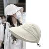 Women Ladies Summer Wide Brim Foldable Sun Hat Anti-Uv Beach Visor Caps Hats